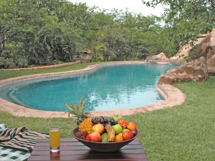 Mopane Bush Lodge pool (hi-res image)