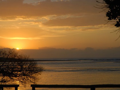 Sunset at Amangwane Kosi Bay South Africa (hi-res image)