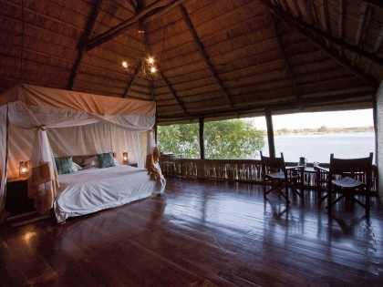 Chundukwa River Lodge Honeymoon Chalet Interior Upper Zambezi Zambia (hi-res JPG)