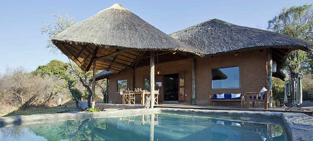 Chundukwa River Lodge Private Cottage pool Upper Zambezi Zambia