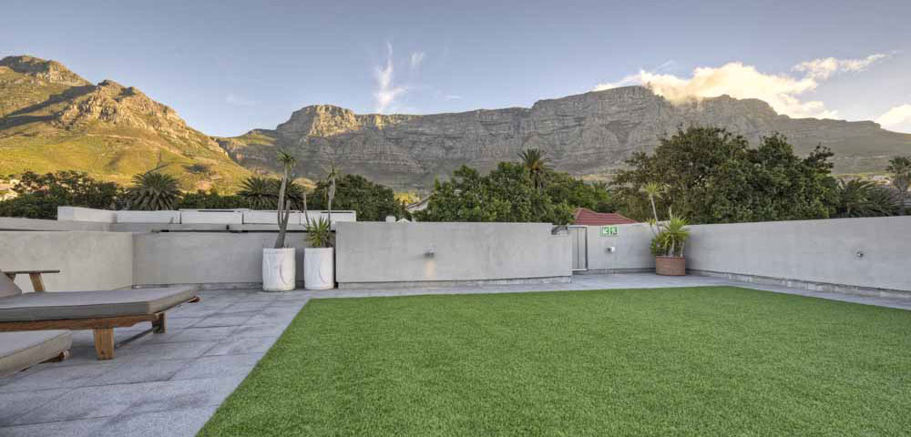 Roof deck at The Three Boutique Hotel Gardens District Cape Town